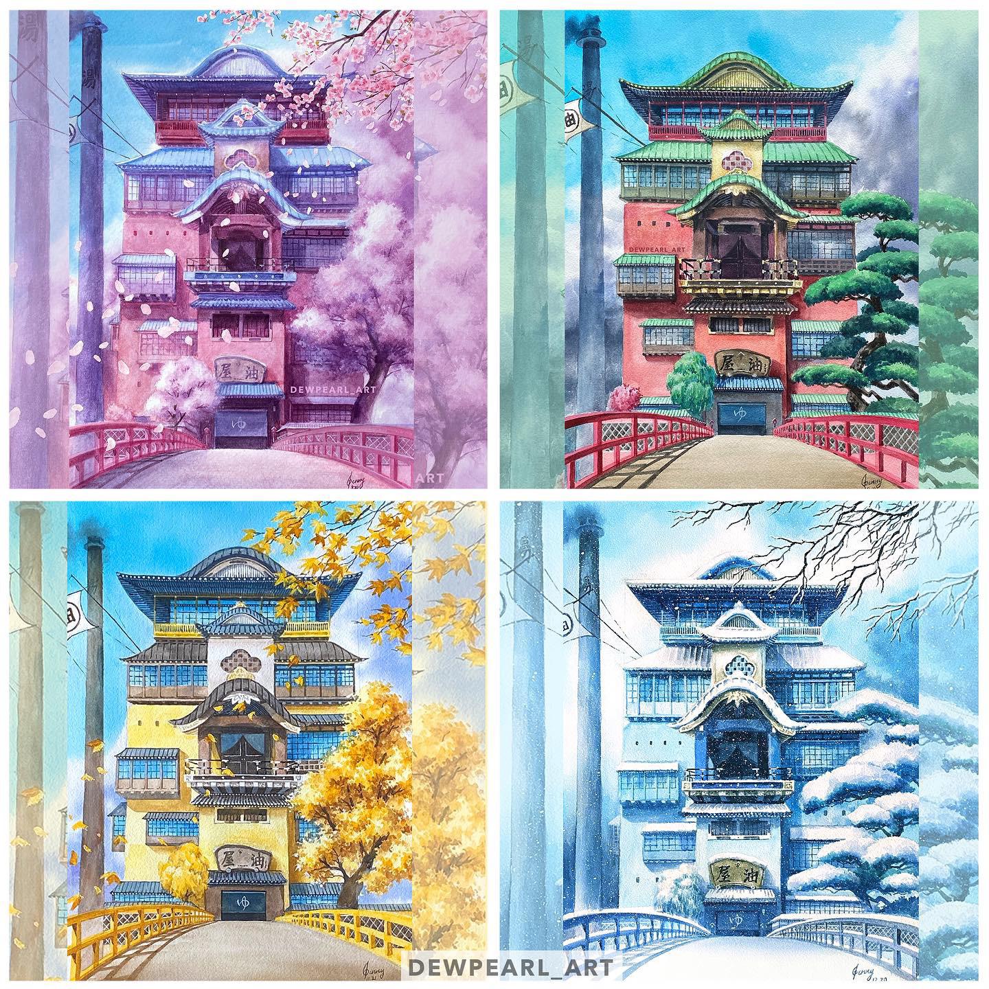 Seasons of the Spirited Bathhouse