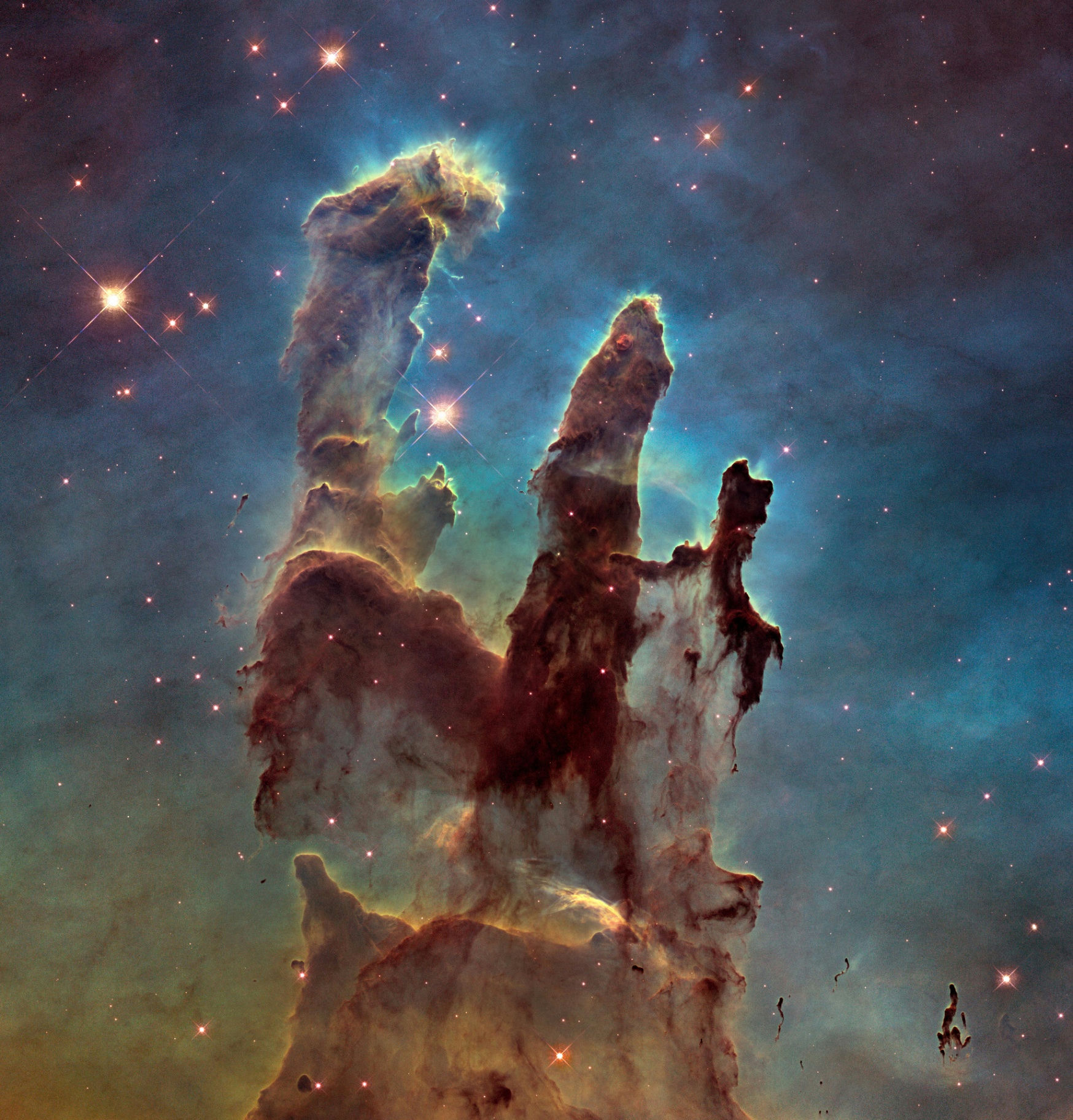Cosmic Pillars of Creation: The Eagle Nebula’s Majestic Towers