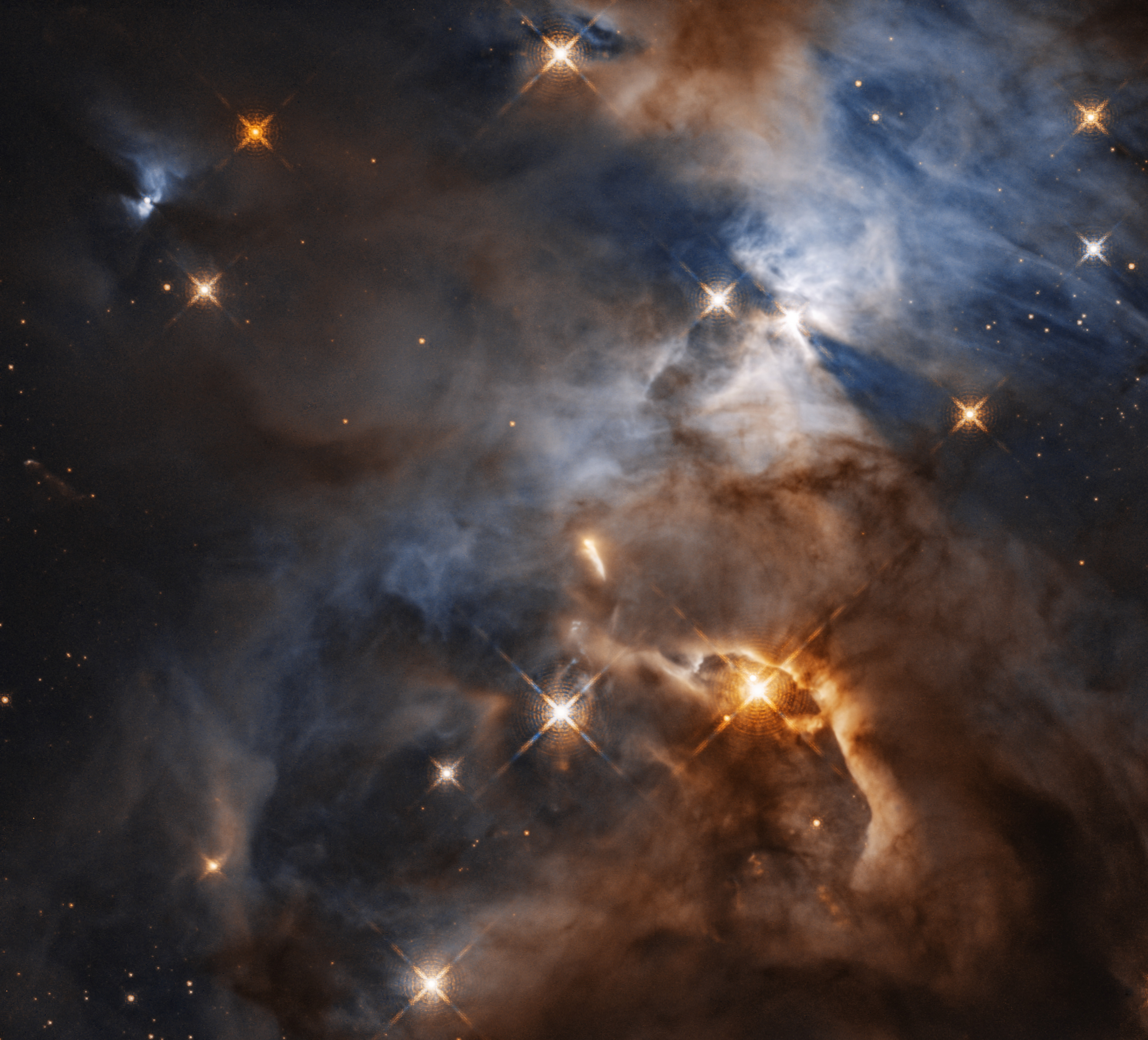 Cosmic shadow of HBC 672