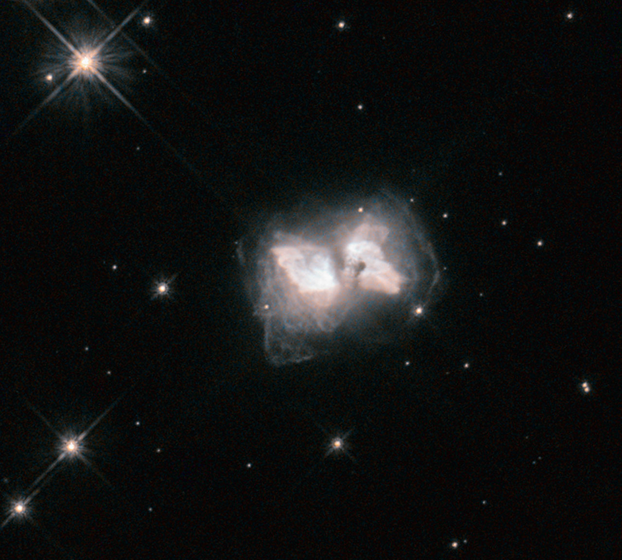An interstellar butterfly