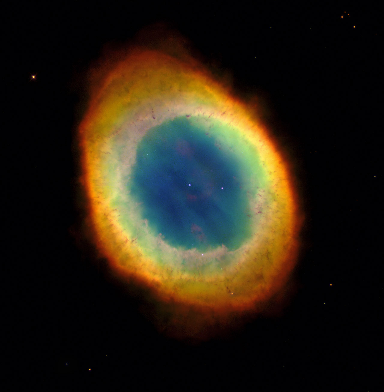Looking down a barrel of gas at a doomed star