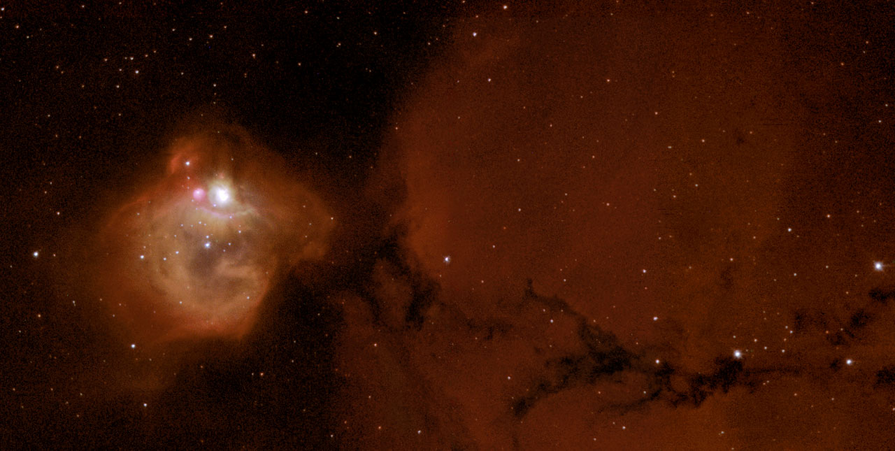 N83B - massive infant stars rock their cradle