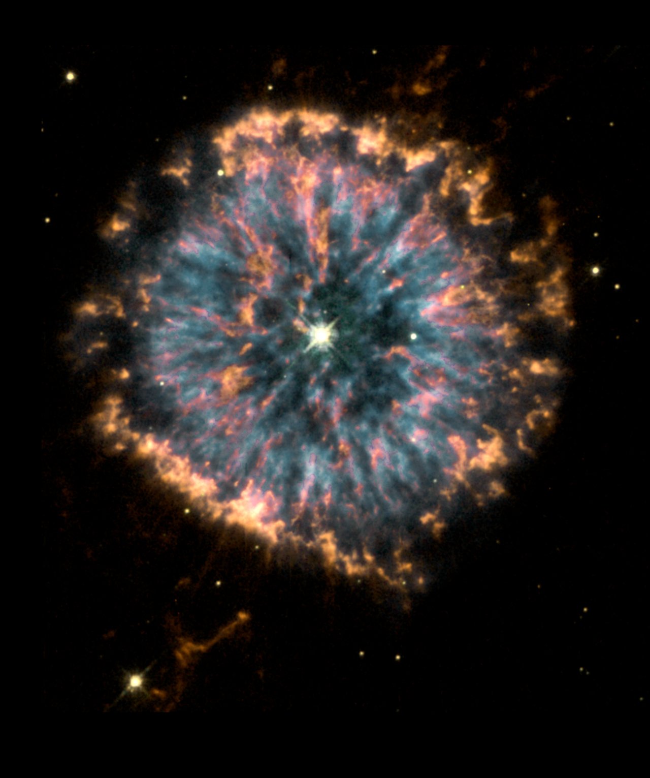 The glowing eye of NGC 6751
