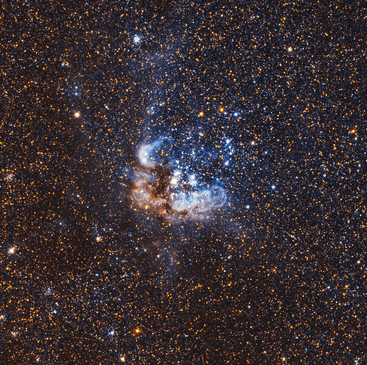 NGC 595 — a diffuse nebula in the Triangulum Galaxy
