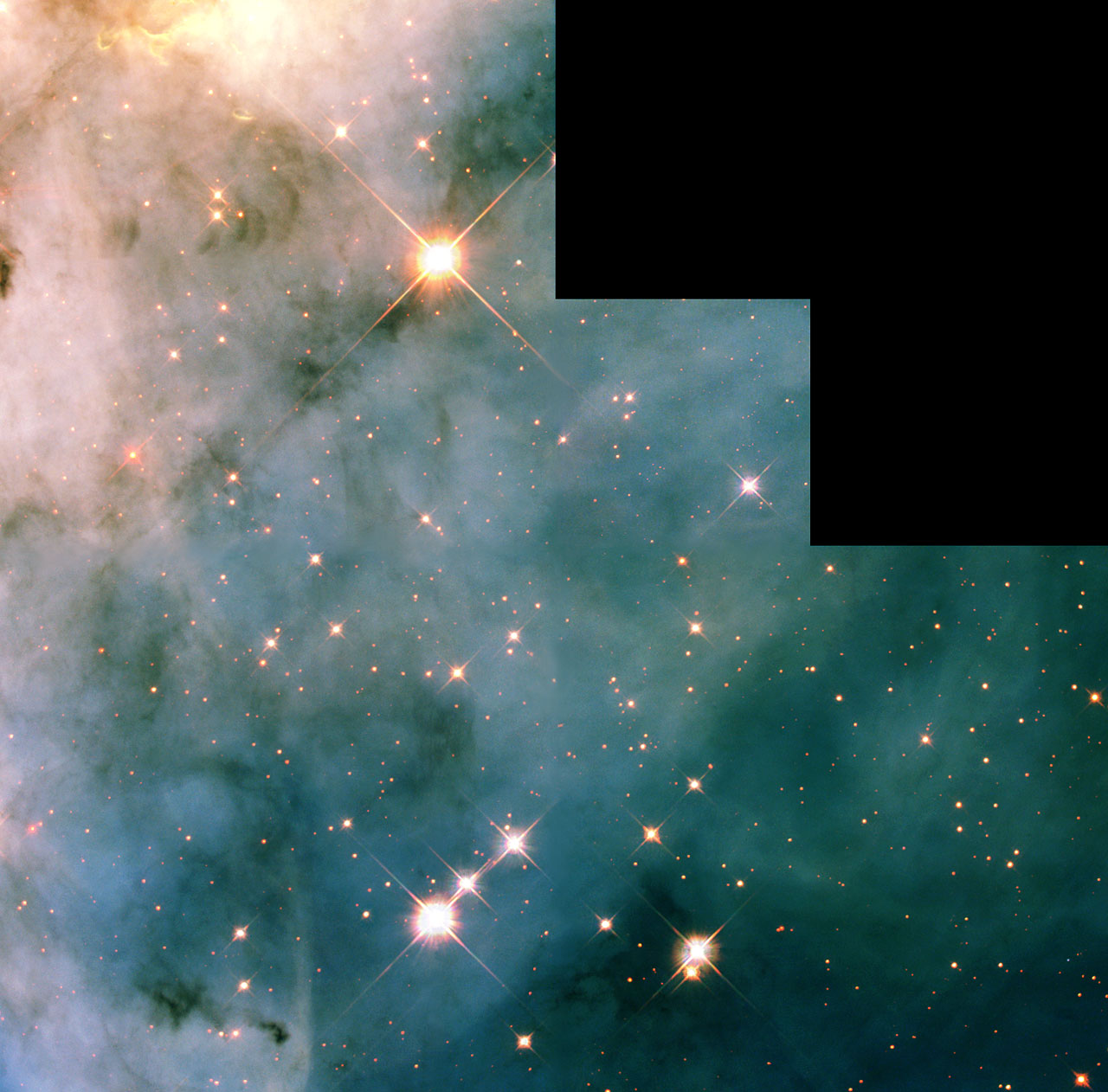 WFPC2 Mosaic of Carina Nebula Region