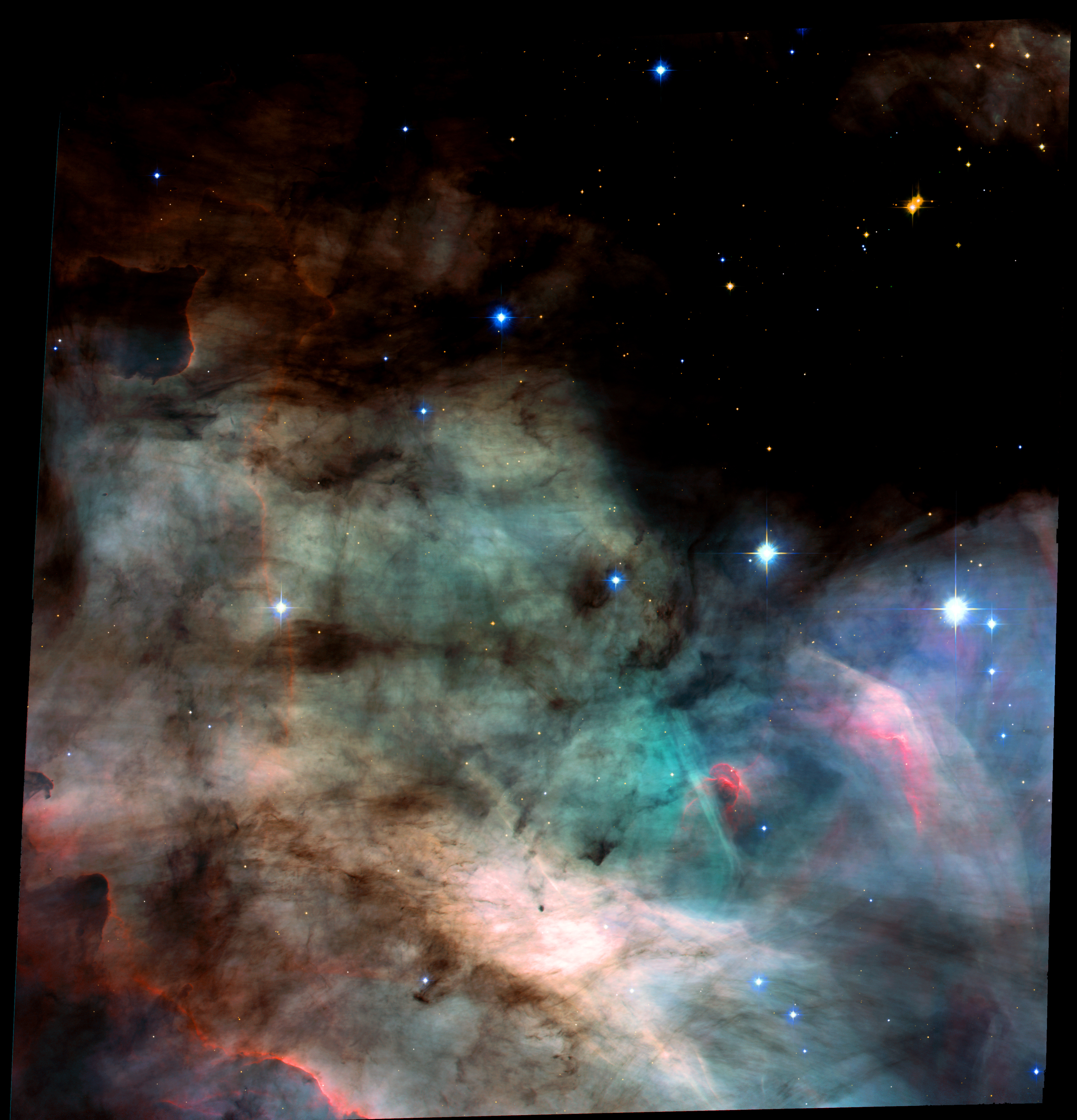 Omega Nebula/Swan Nebula/M17 (ACS Full Field Image)