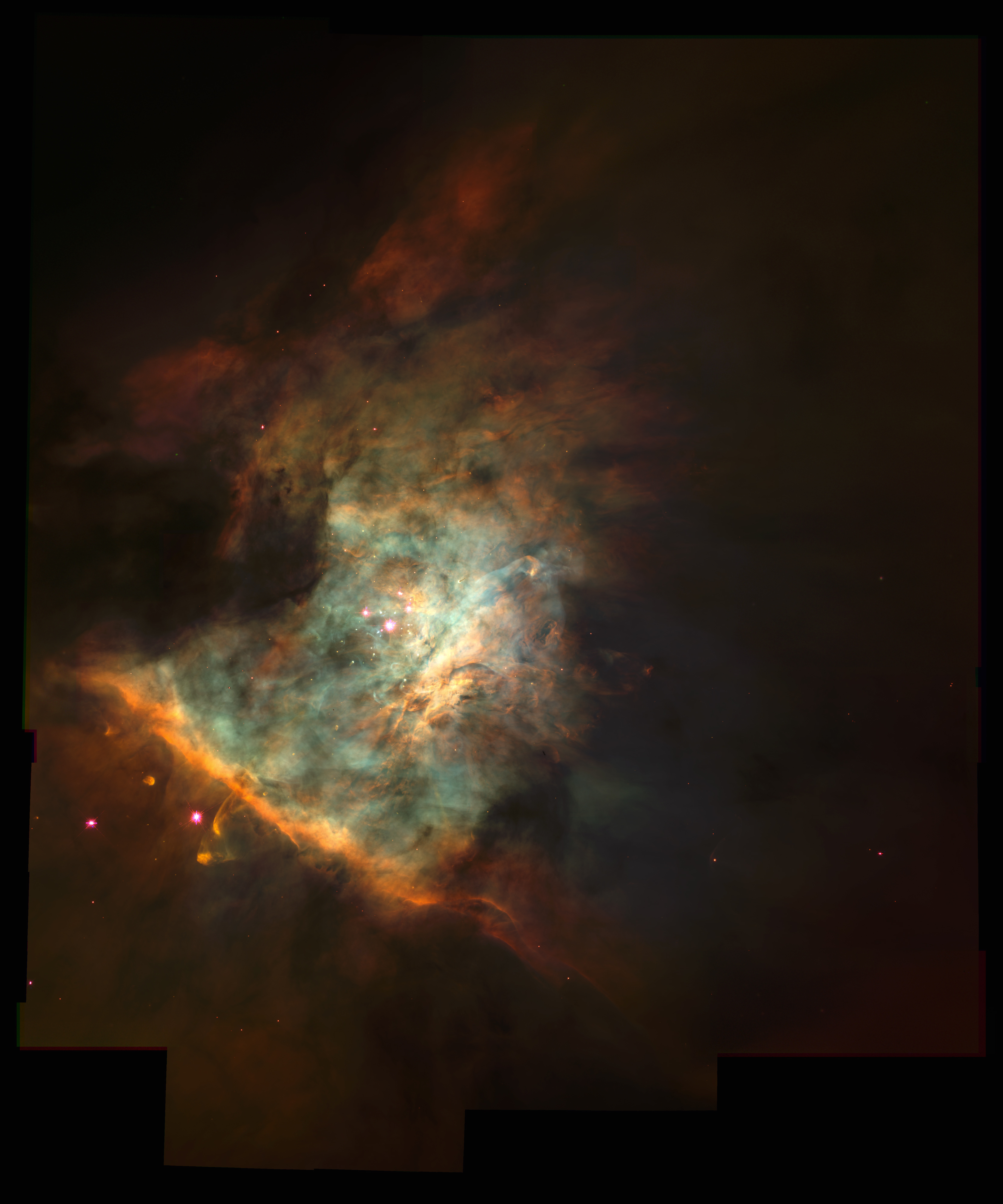 The Center of the Orion Nebula
