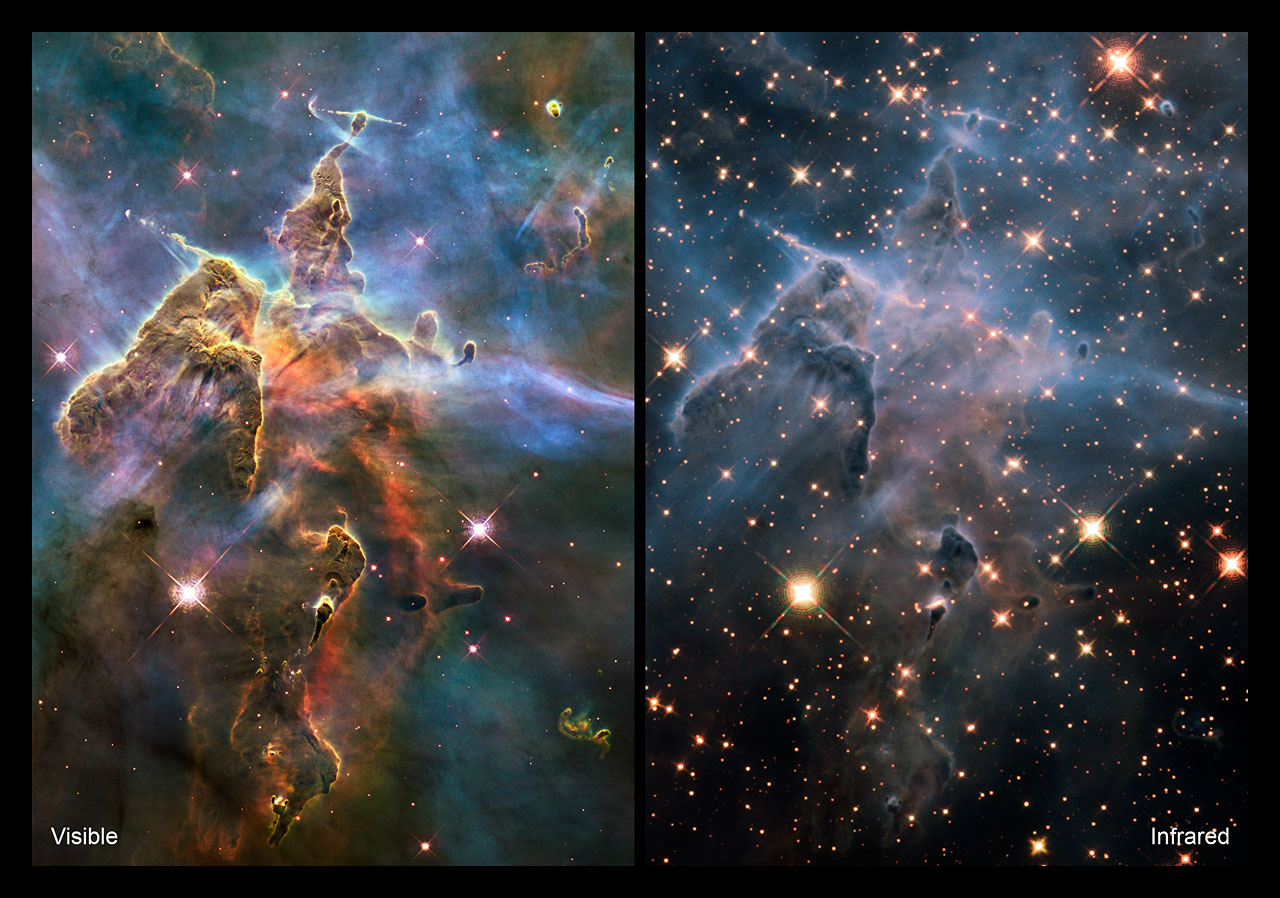 Comparison views of “Mystic Mountain”