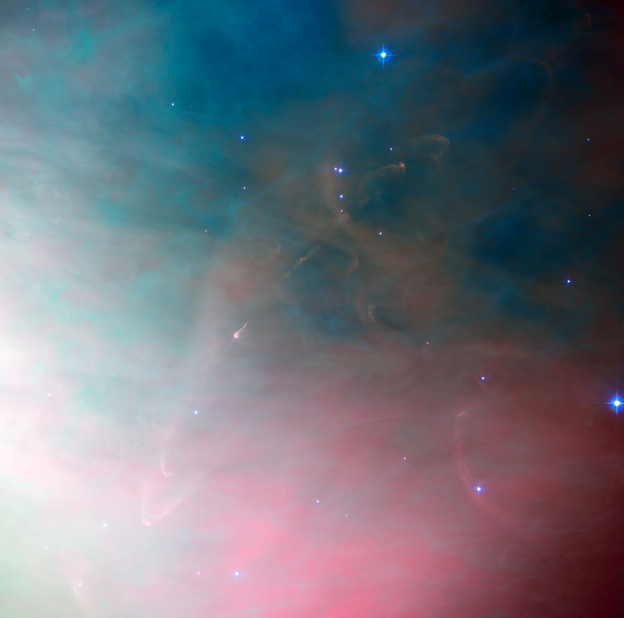 Star formation fireworks in Orion