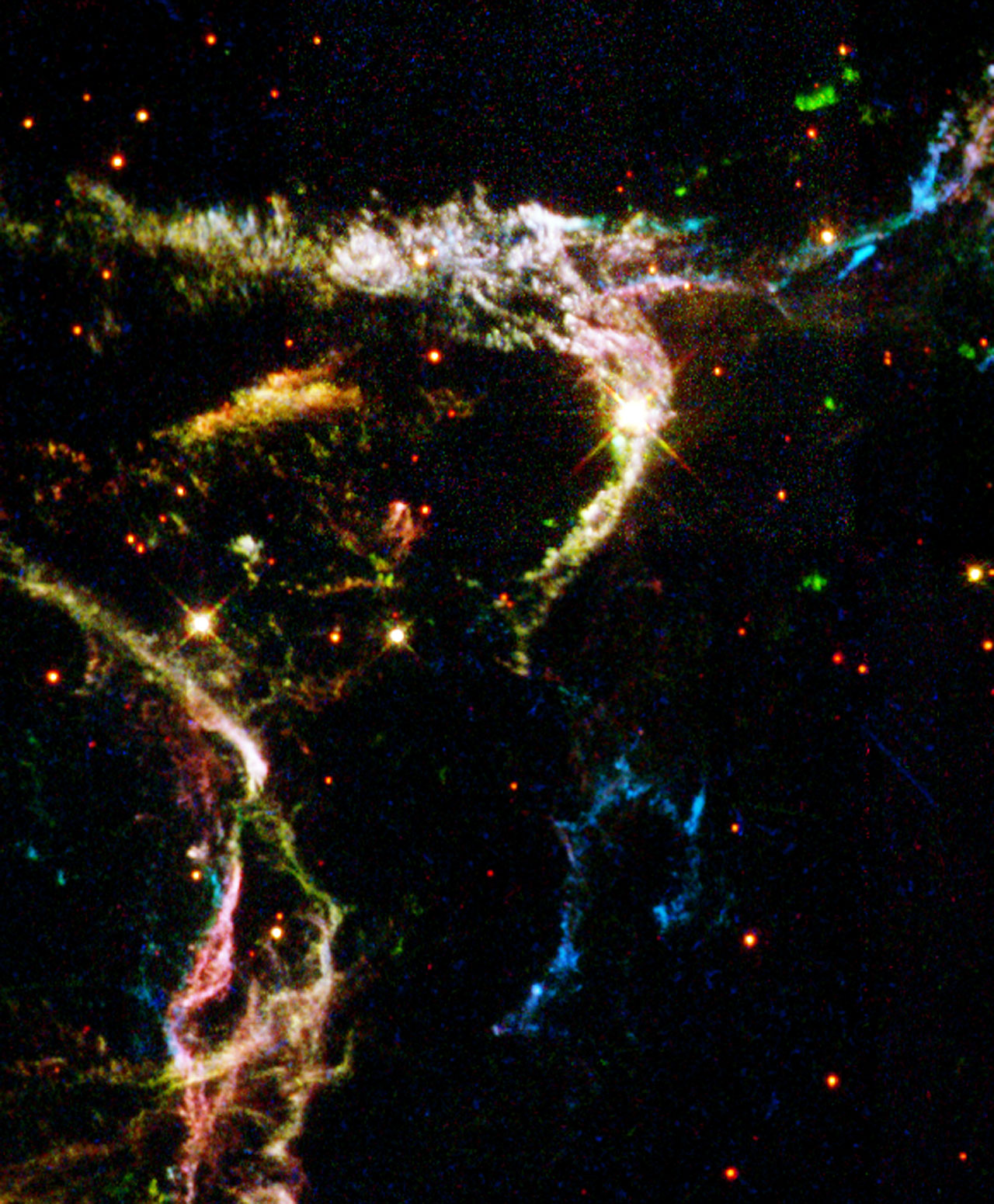 Details of Supernova Remnant Cassiopeia A