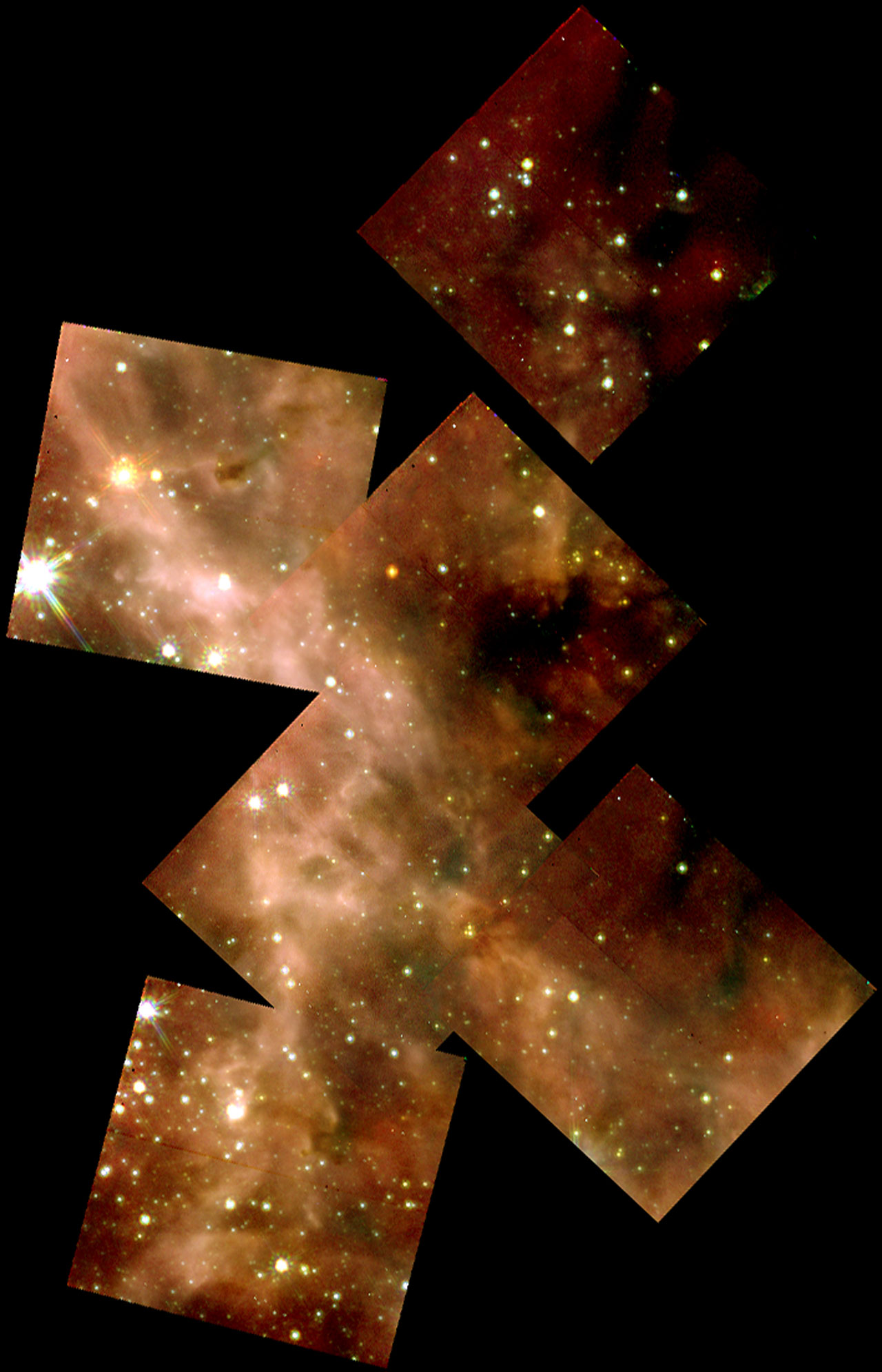 A Grand View of the Birth of 'Hefty' Stars - 30 Doradus Nebula Montage