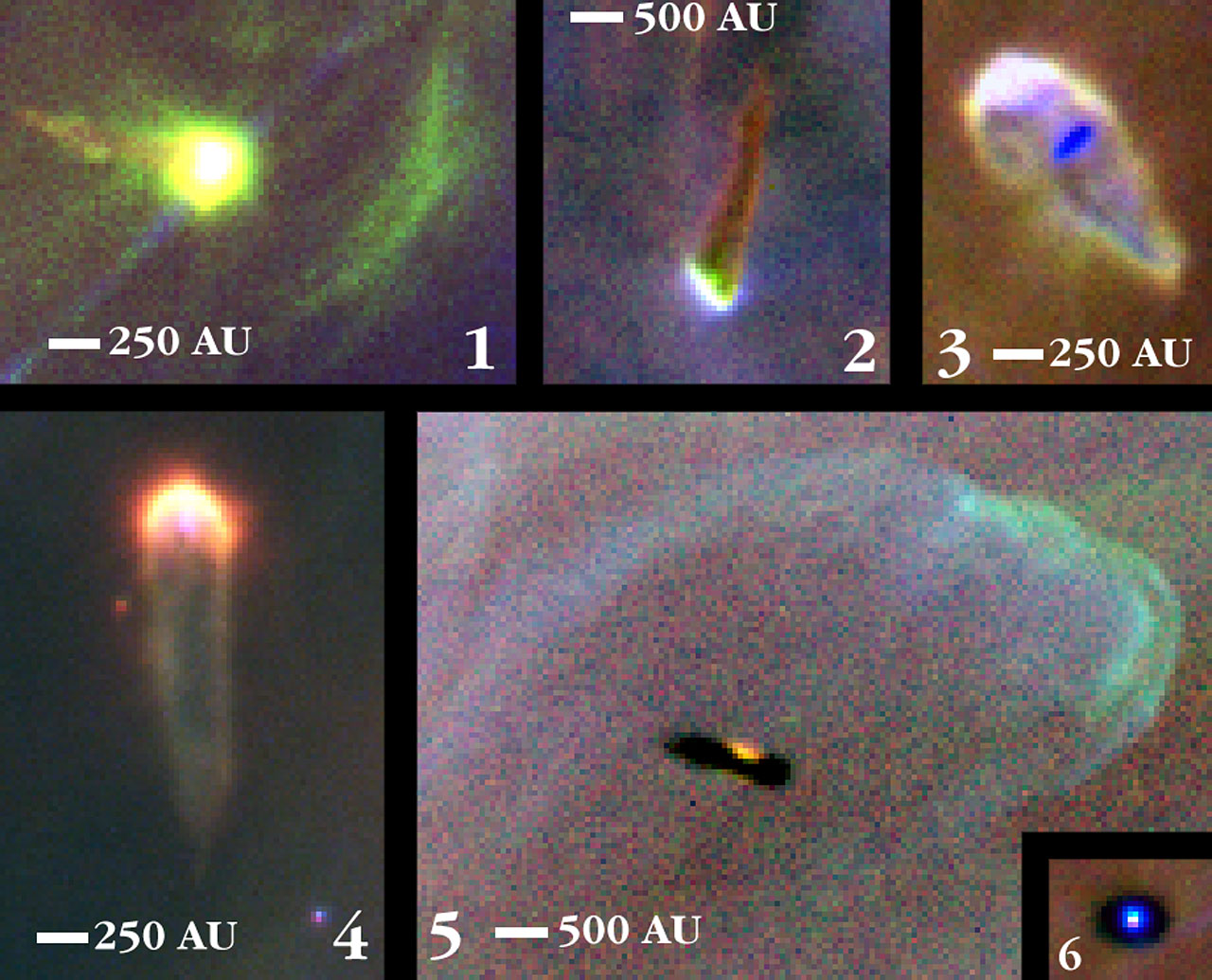 Proplyds in the Orion Nebula
