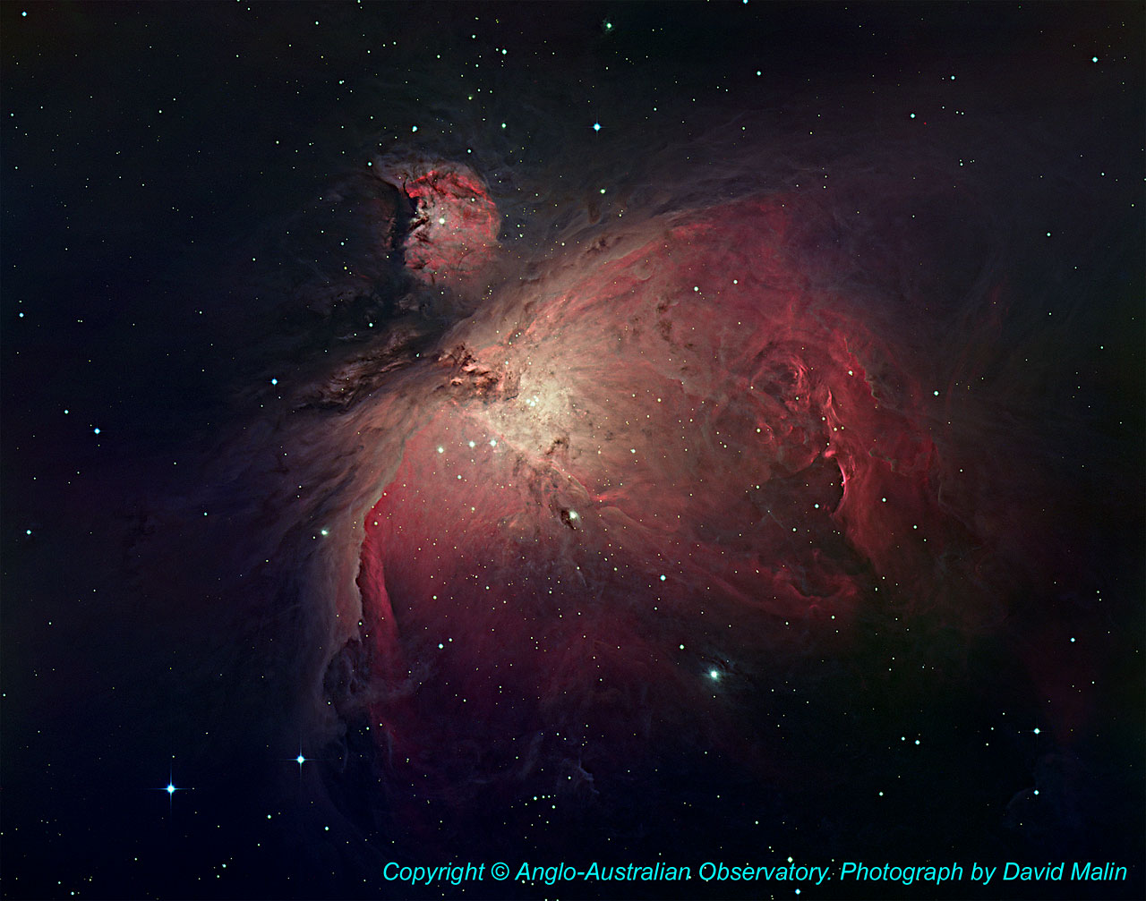 Orion Nebula, NGC 1976, M42 (ground-based image)