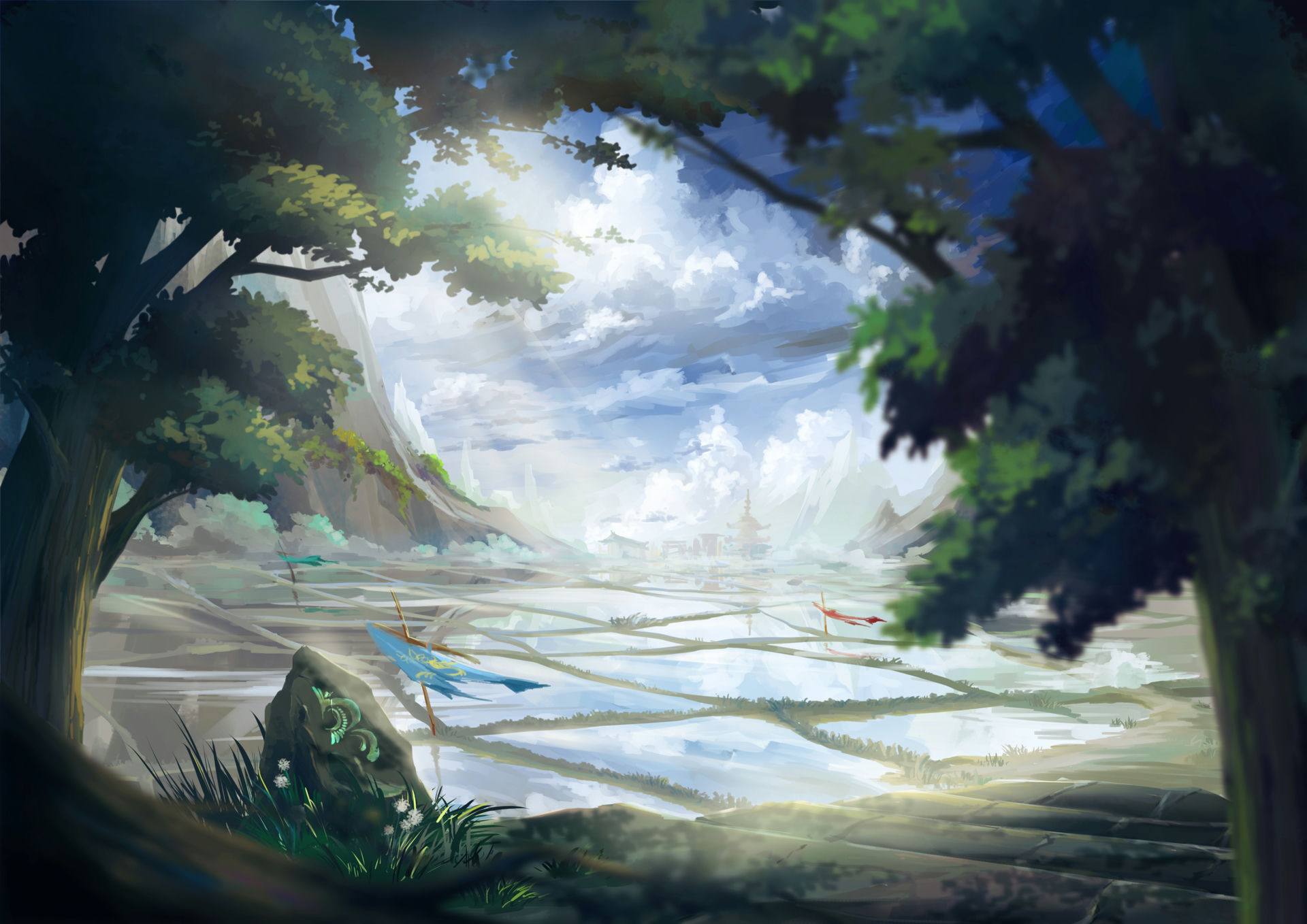 Blue Sky & Day