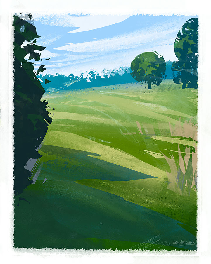 Blue Sky & Border