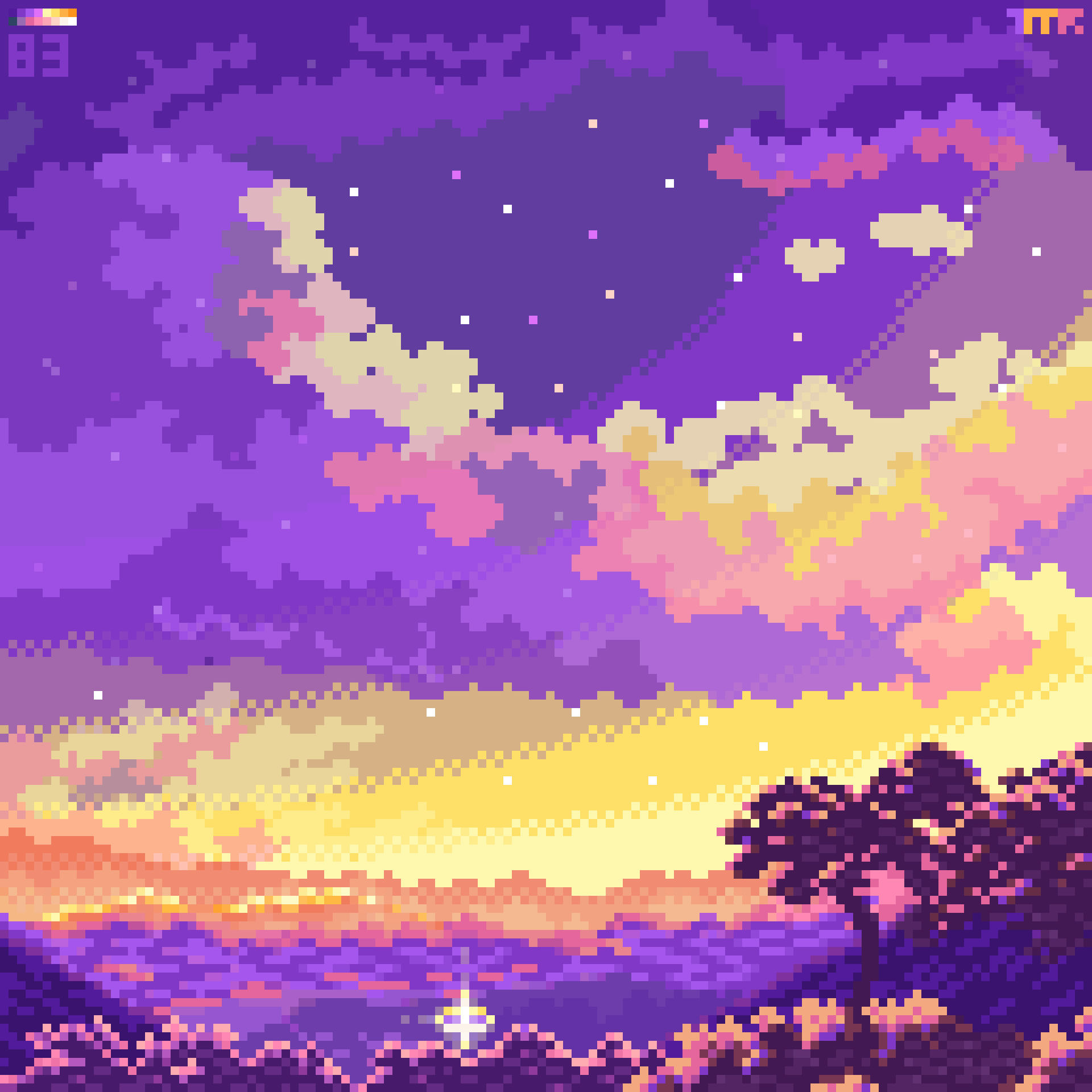 Cloudy Sky & Forest