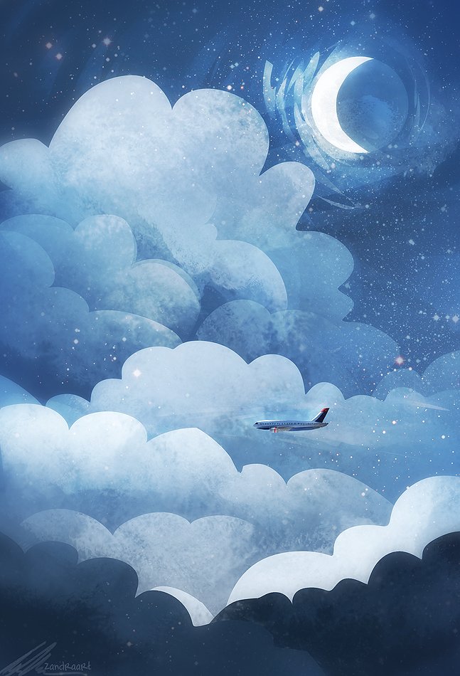 Above Clouds & Aircraft
