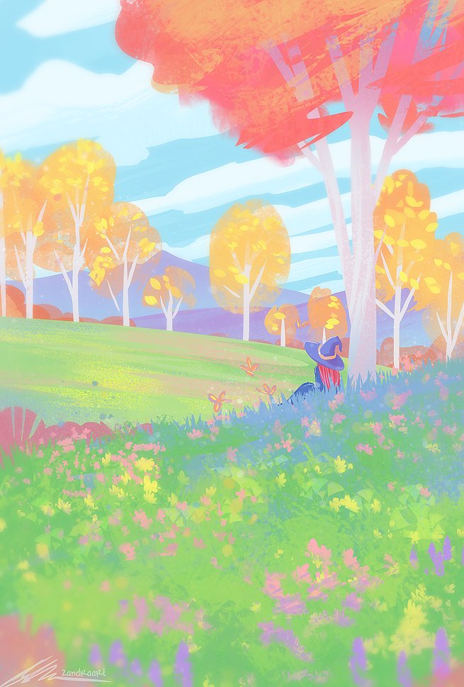 1Girl & Blue Sky