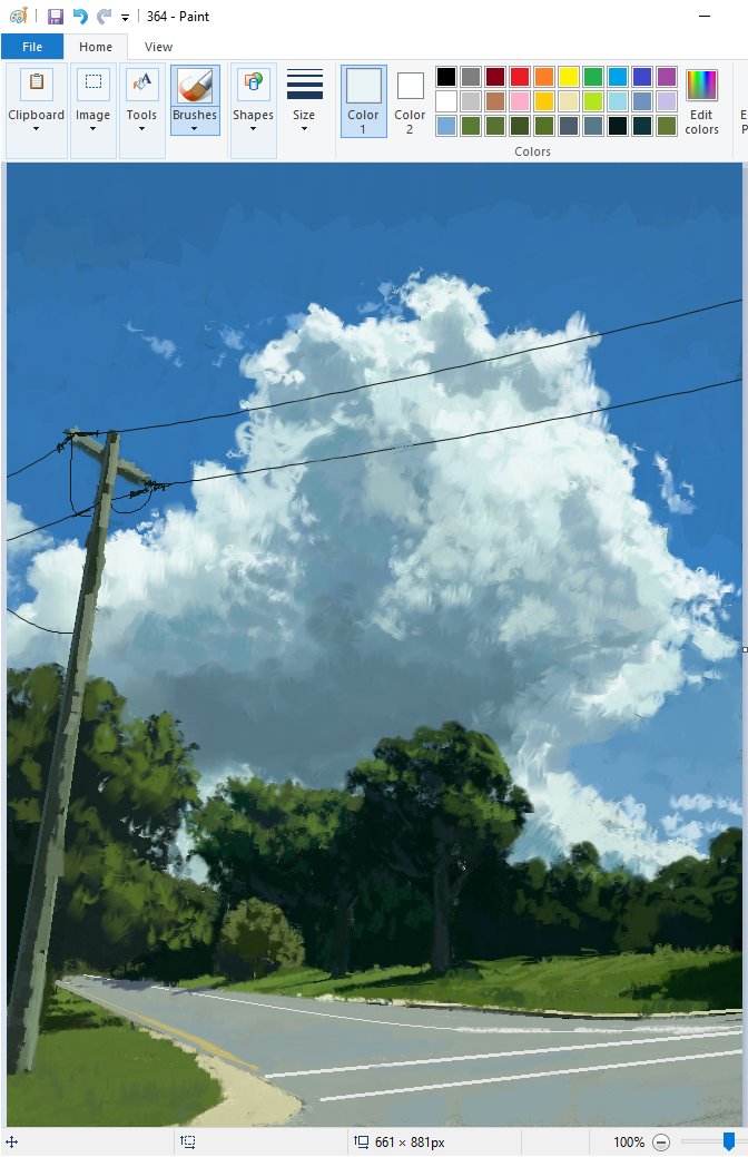 Blue Sky & Cloudy Sky