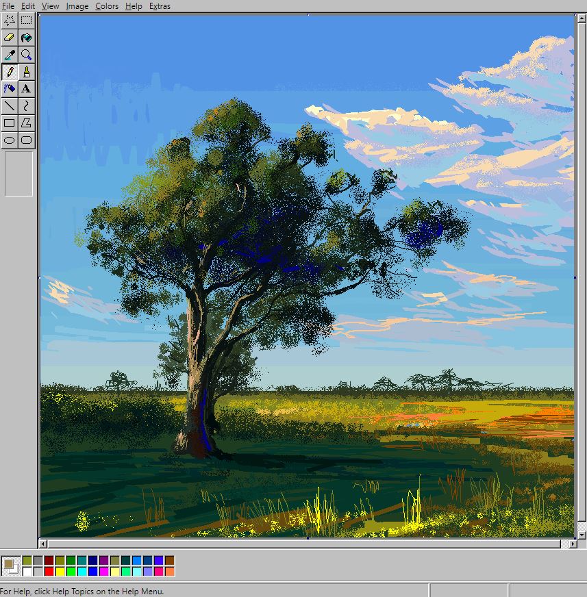 Bush & Cloudy Sky