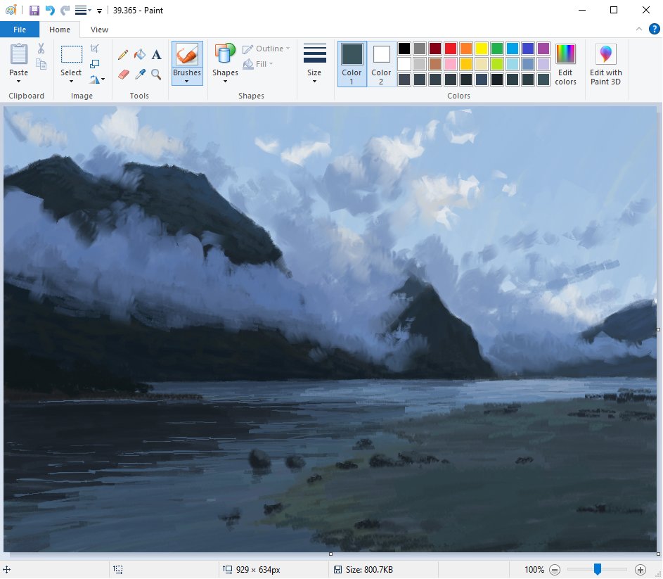 Beach & Cloudy Sky