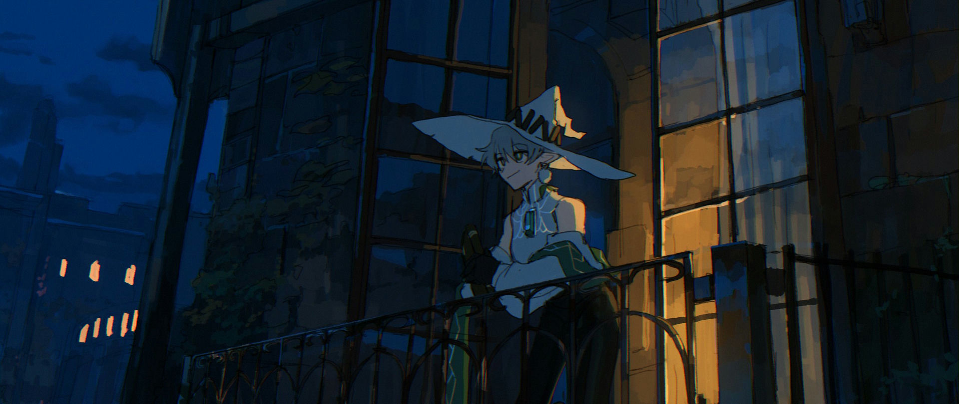 1Girl & Balcony