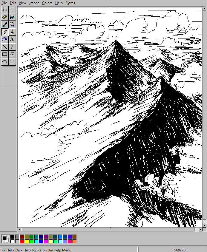 Cloudy Sky & Greyscale