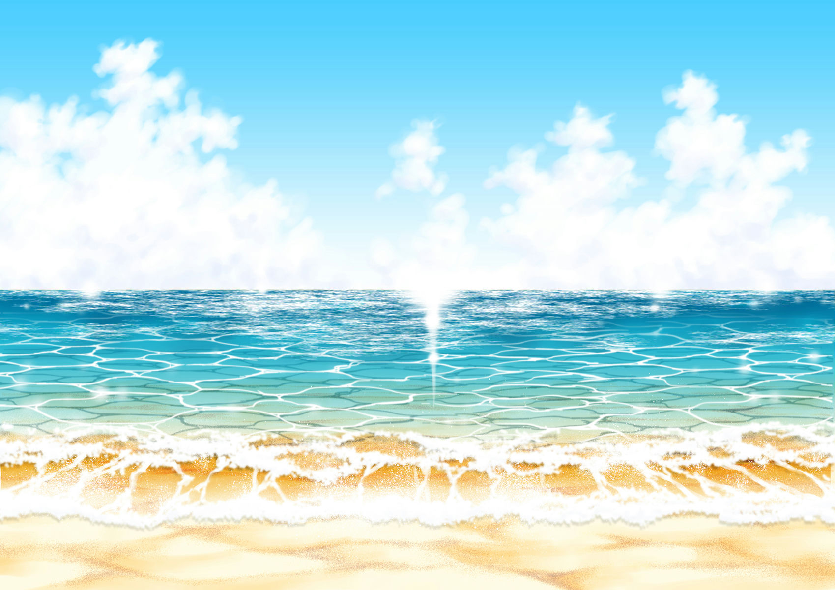 Beach & Blue Sky