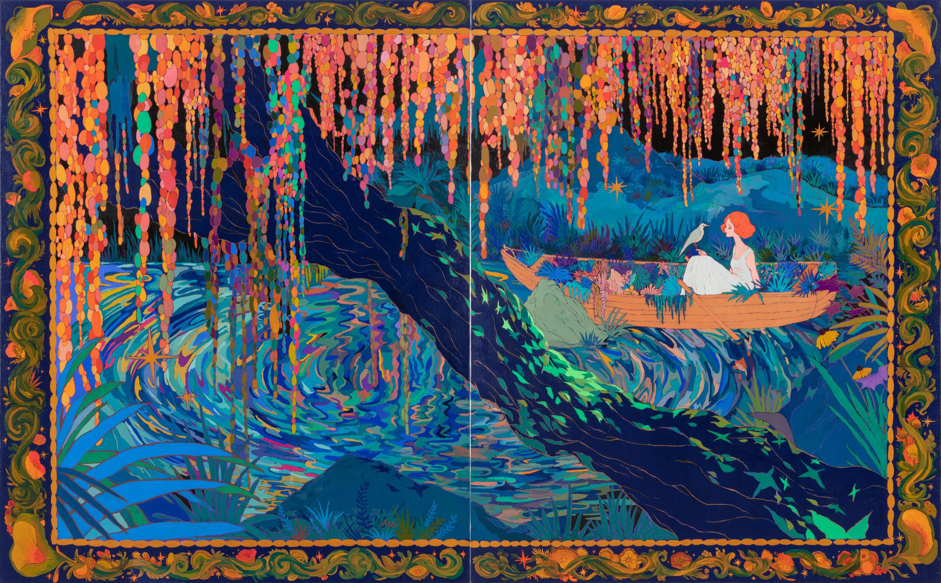 1Girl & Abstract