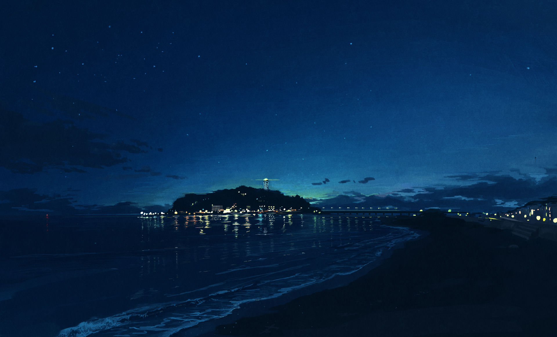 Beach & Bridge