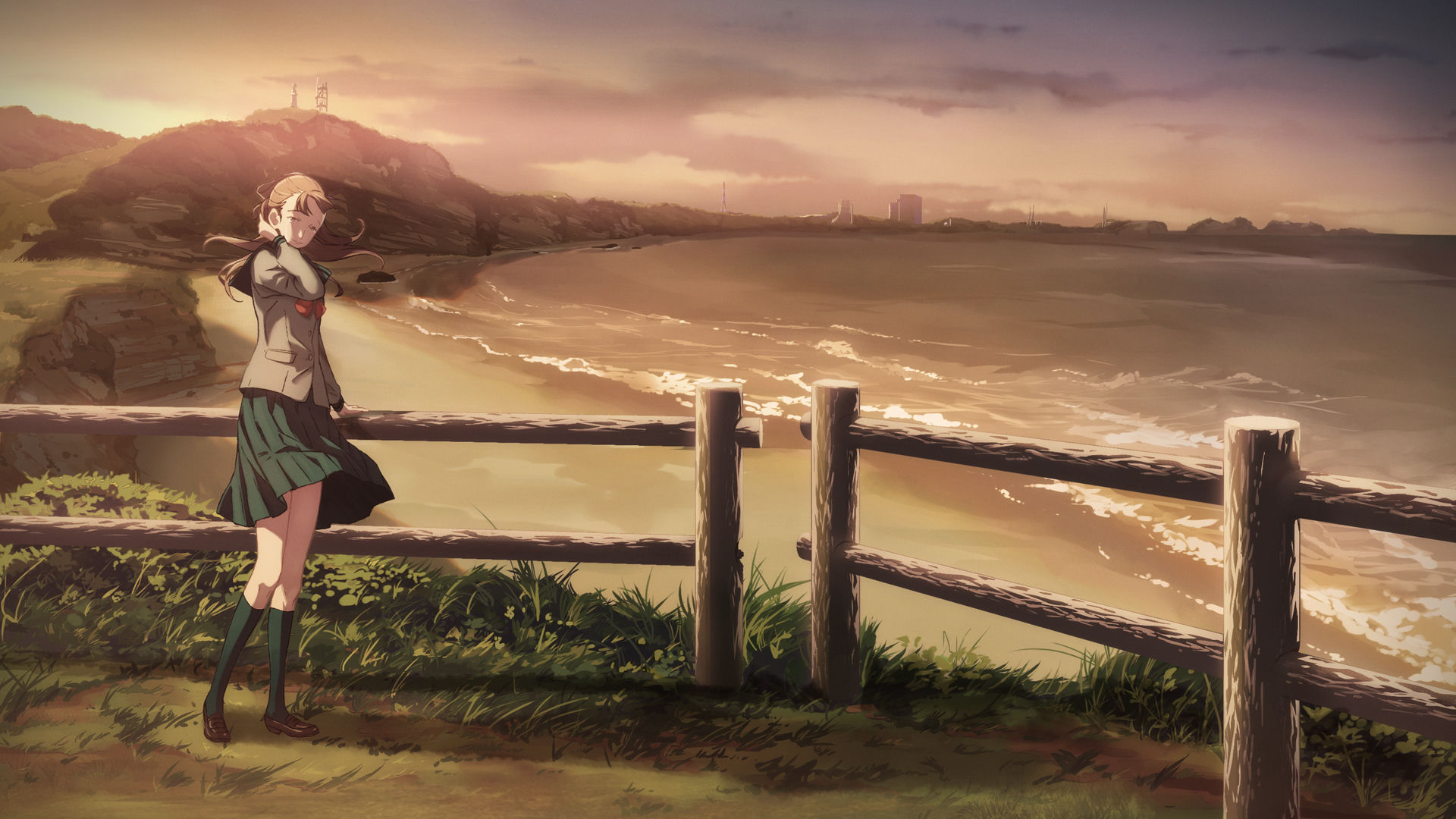 1Girl & Against Fence