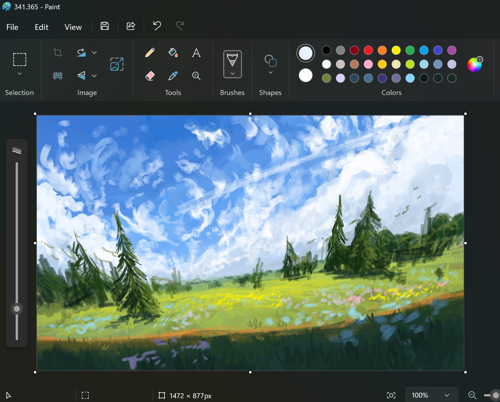 Blue Flower & Blue Sky