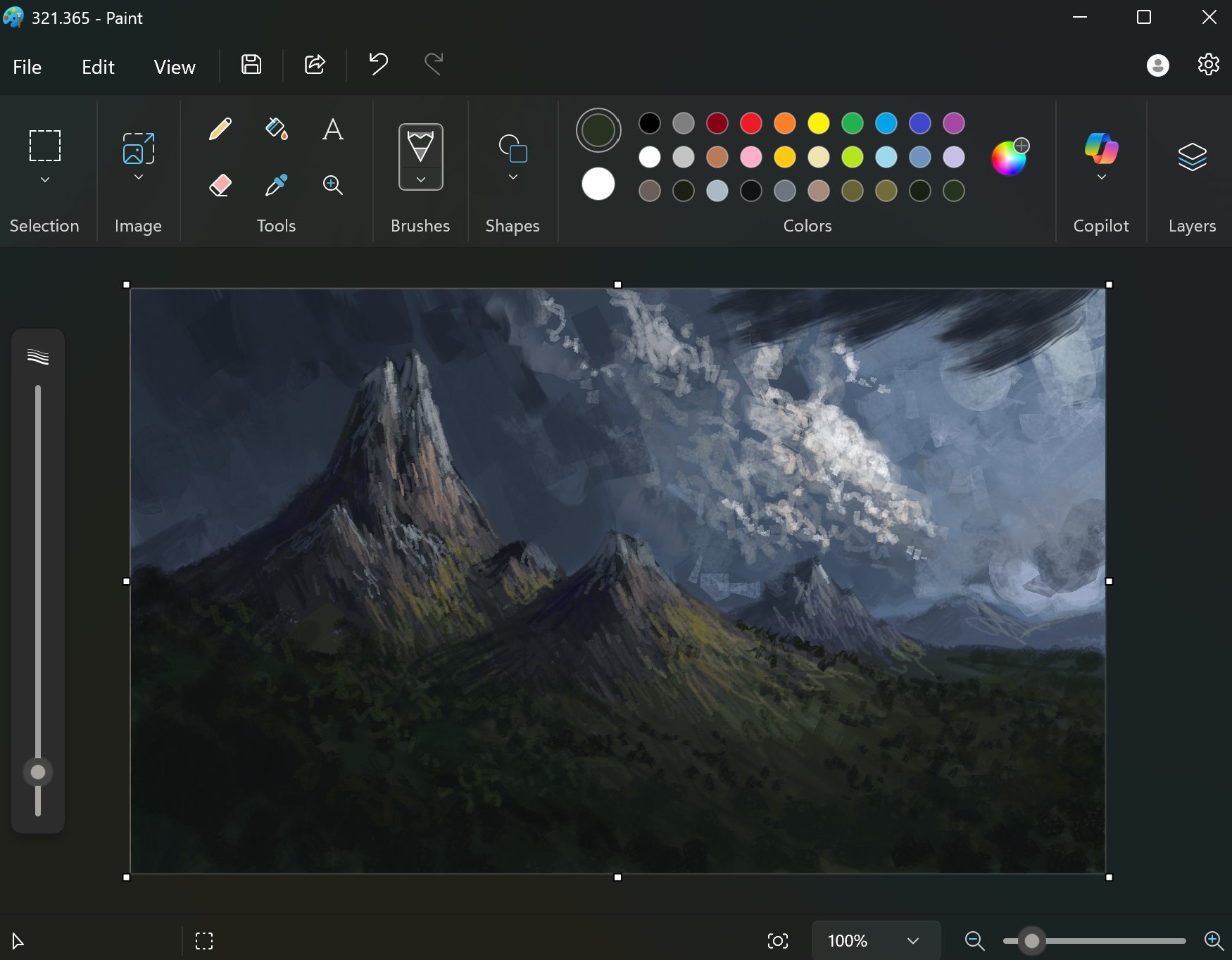 Cloudy Sky & Dark Cloud
