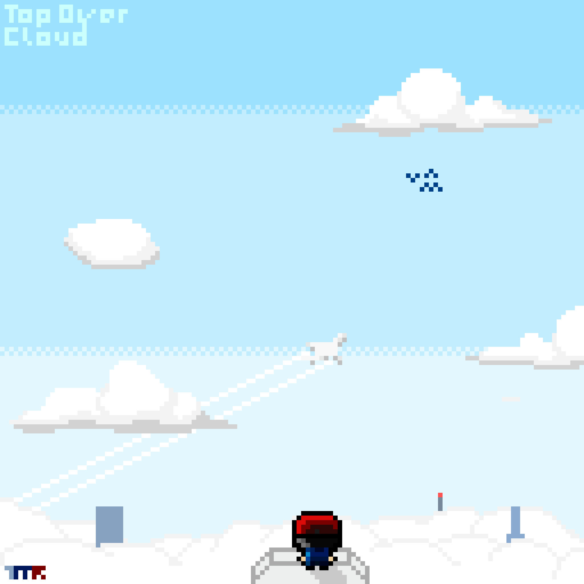 1Boy & Above Clouds