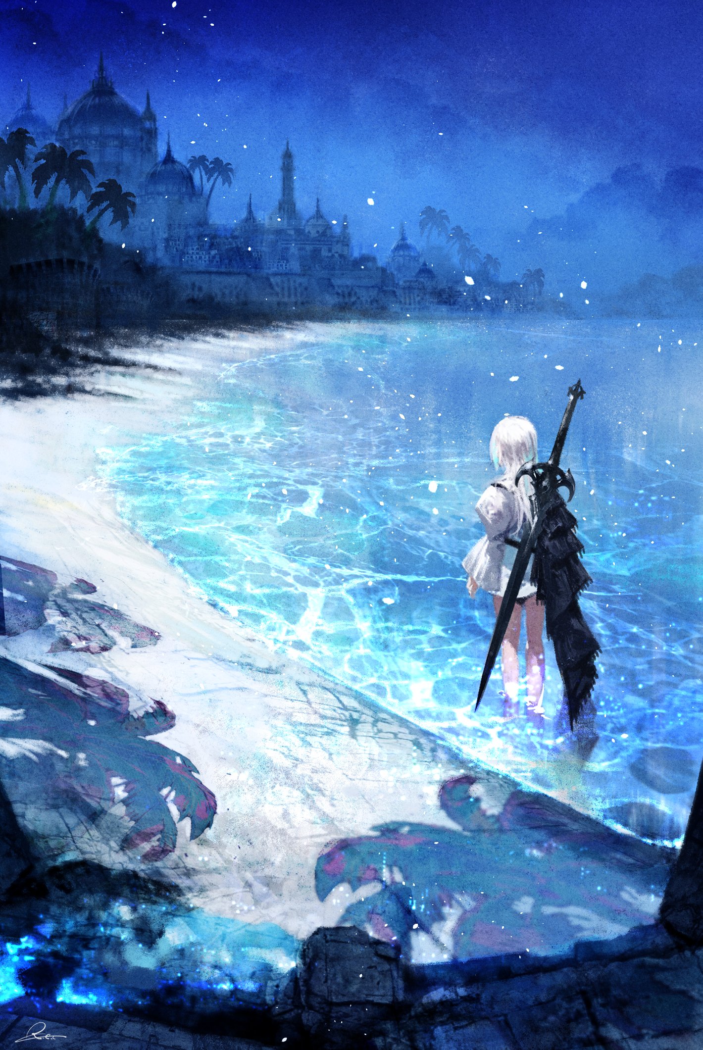 1Girl & Beach
