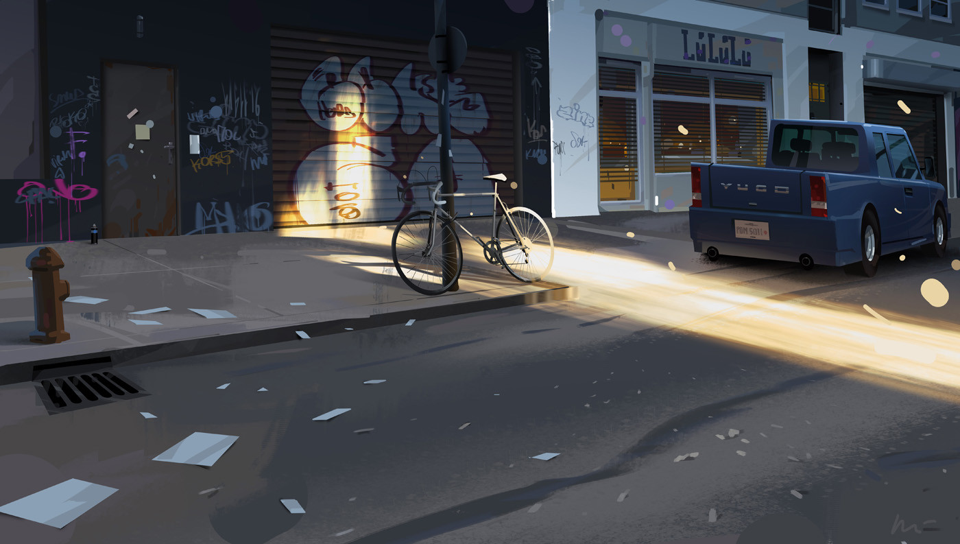 Bicycle & Building