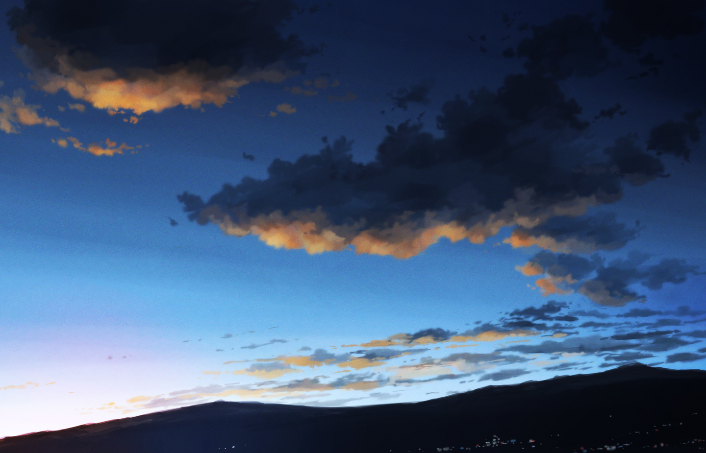 Blue Sky & City Lights