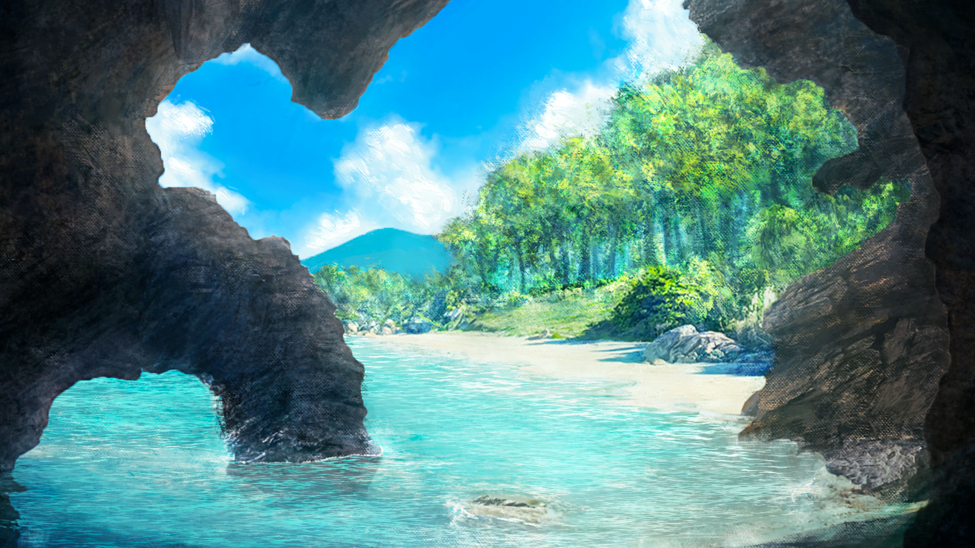 Beach & Blue Sky