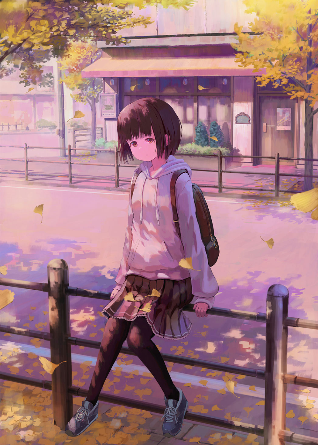 1Girl & Backpack