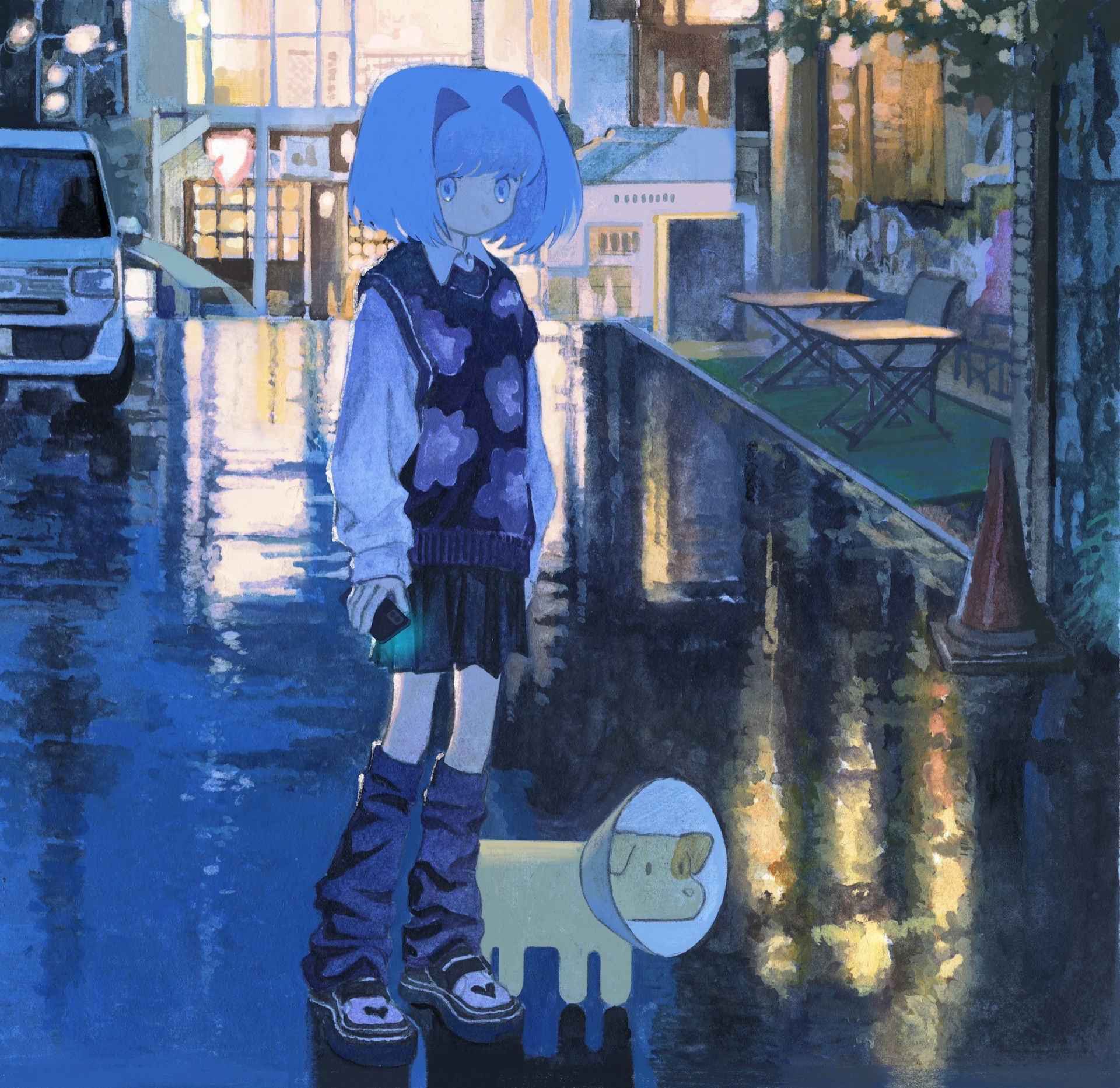 1Girl & Blue Eyes