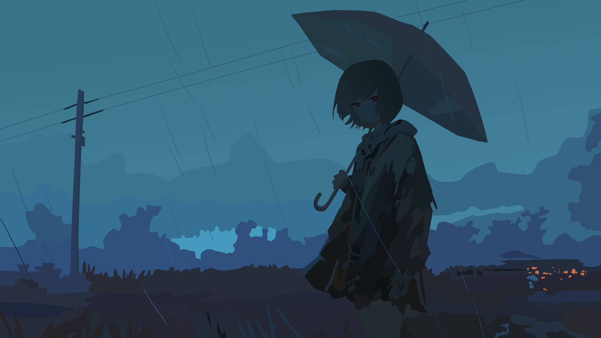 1Girl & Abstract