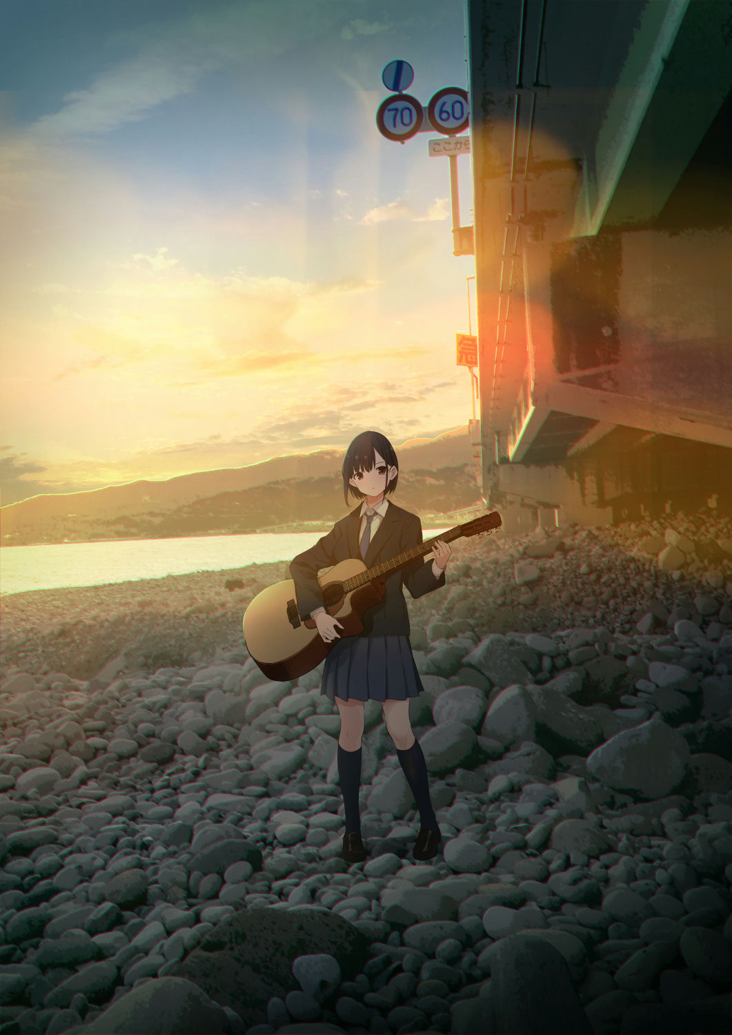 1Girl & Beach