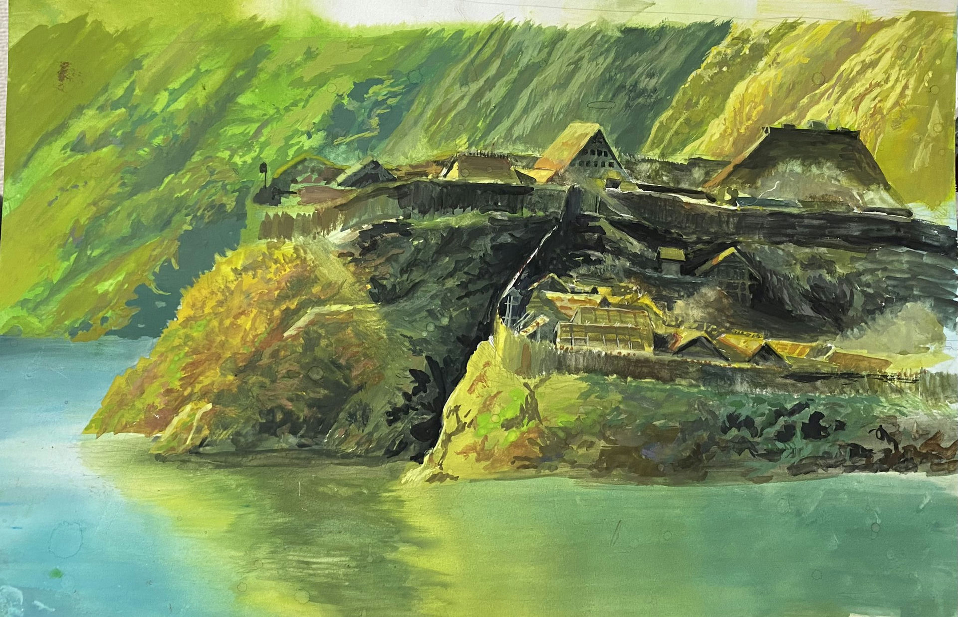 Building & Hill