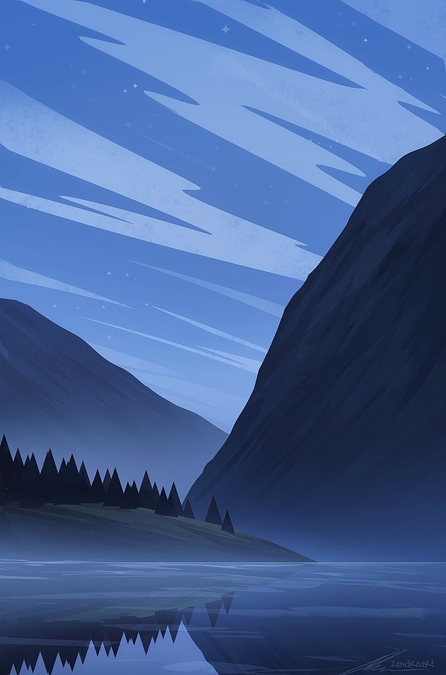 Artist Name & Blue Theme