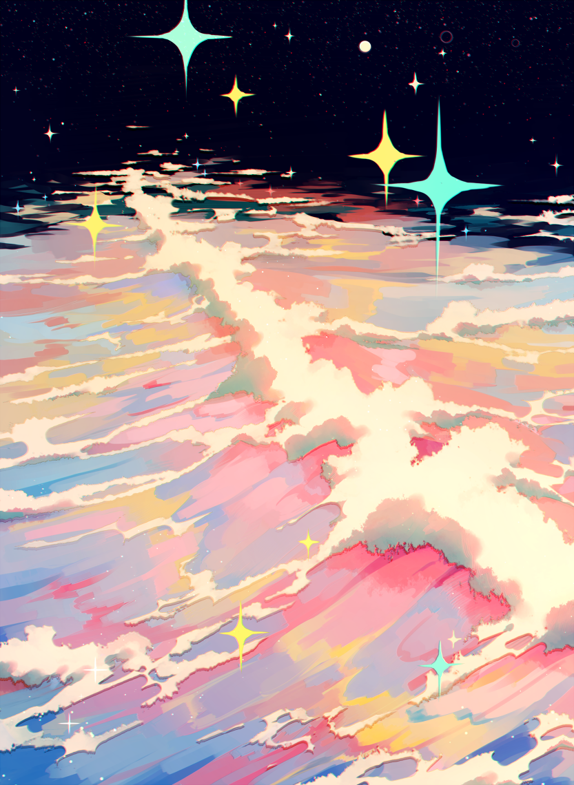 Black Sky & Colorful
