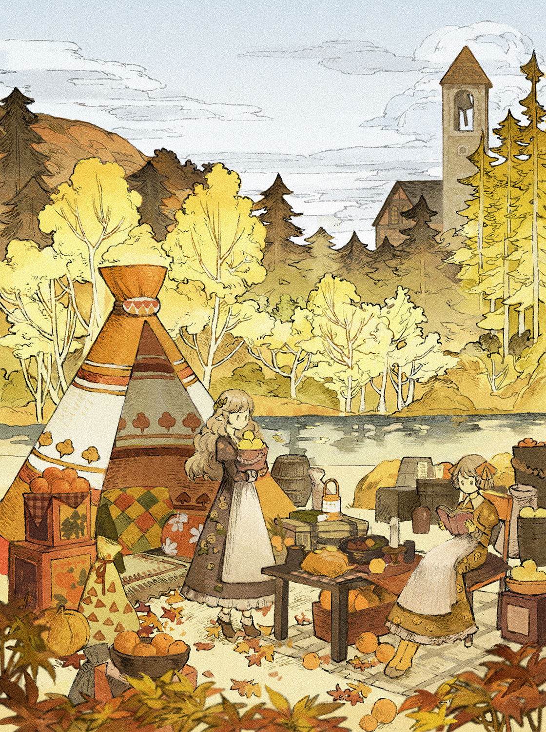2Girls & Autumn