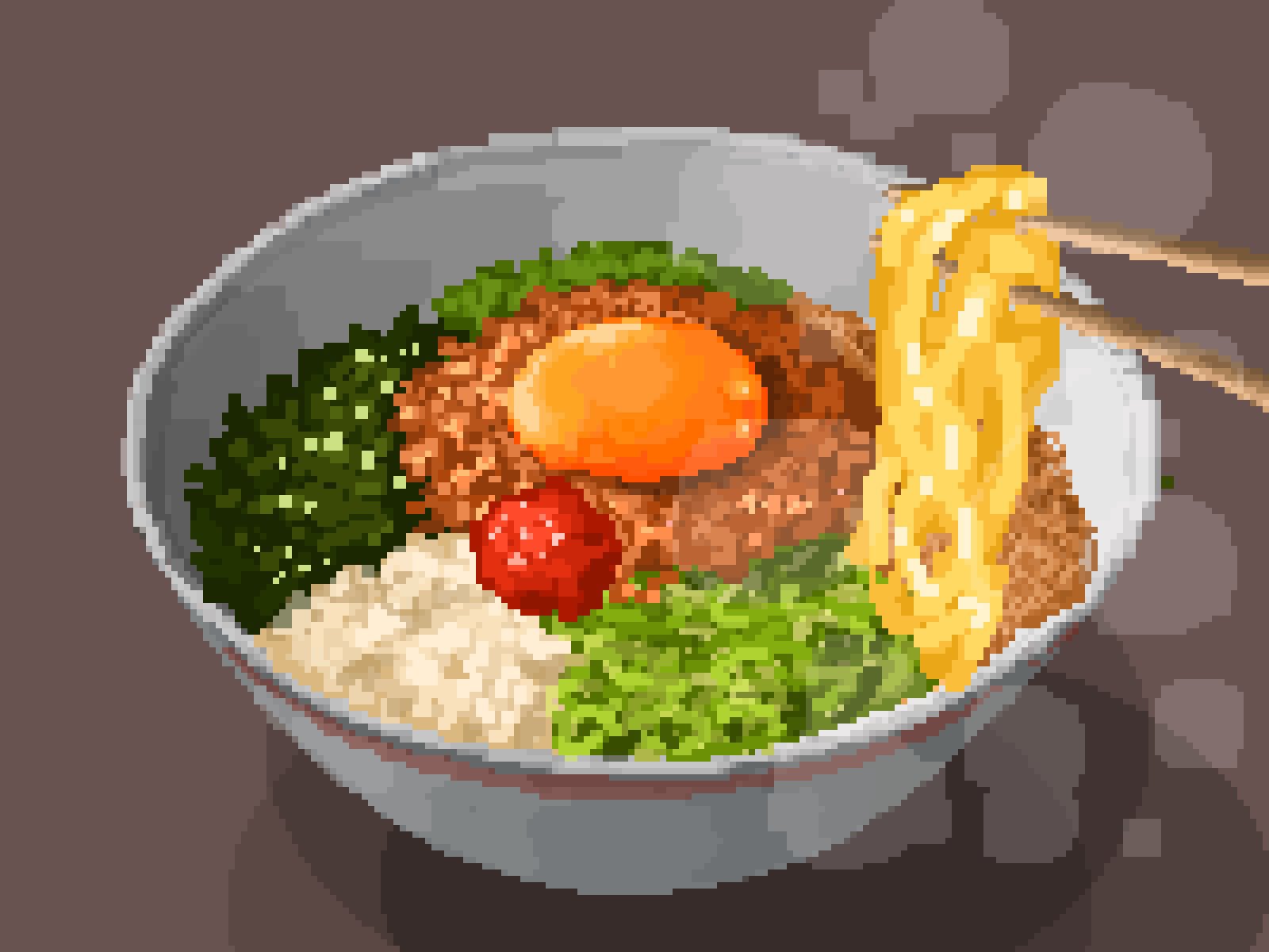 Chopsticks & Egg Yolk
