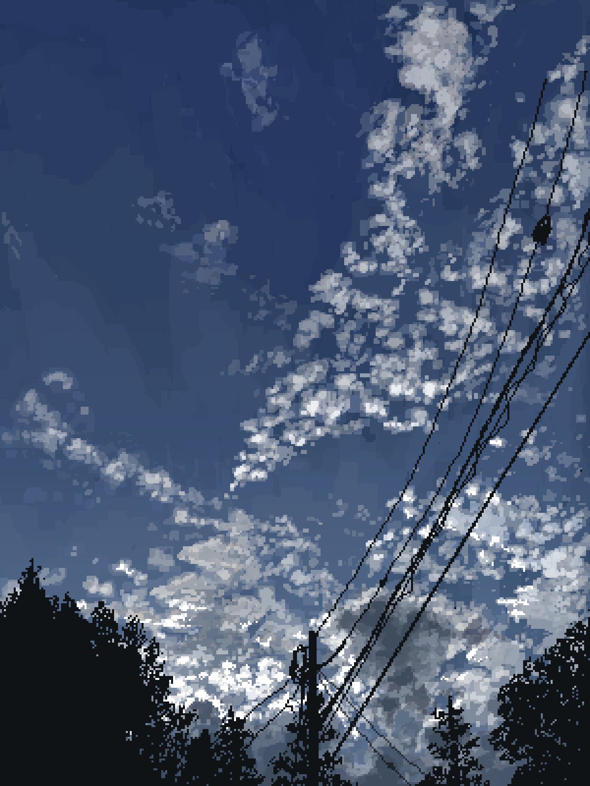 Blue Sky & Cloudy Sky