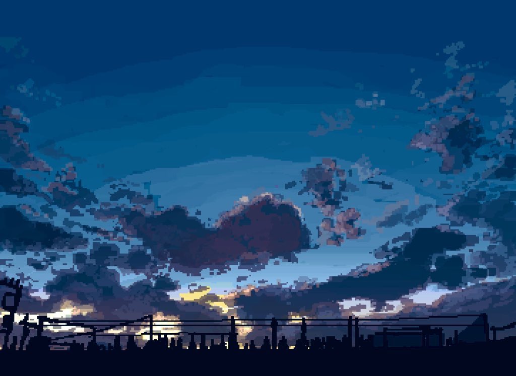 Blue Clouds & Blue Sky