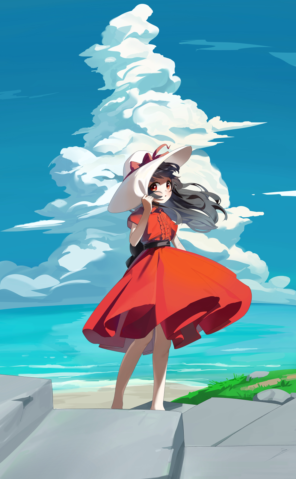1Girl & Beach